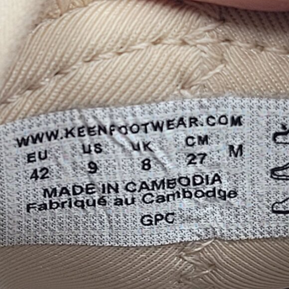 Keen KS Moc Chukka Men's Beige Suede Slip-On Shoes US Size 9 NWOT SAMPLE - Picture 10 of 10